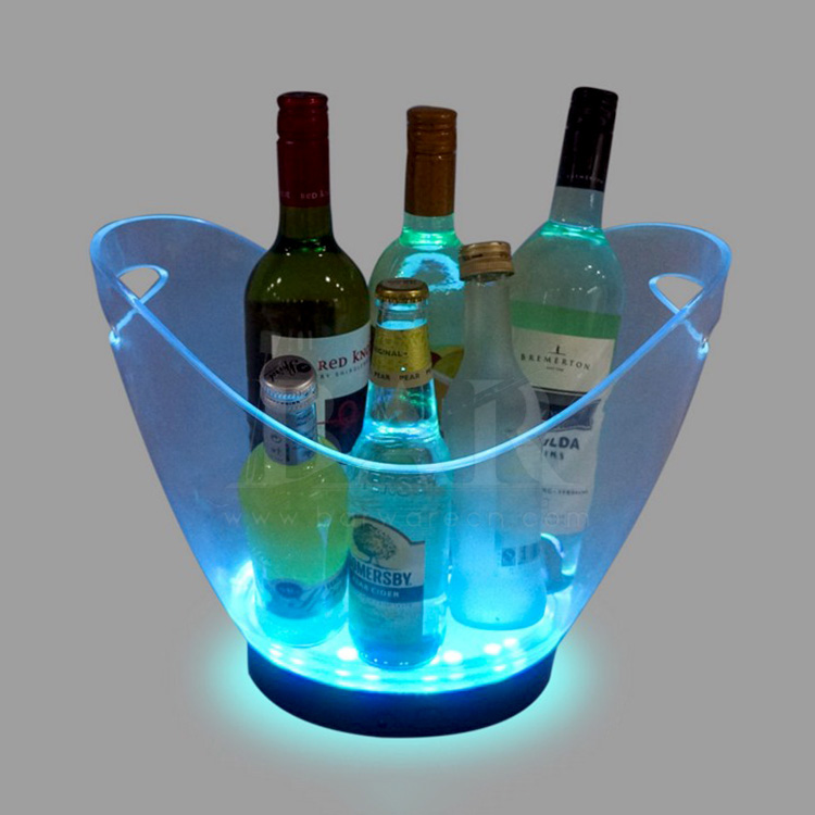 Transparent LED Ice Bucket