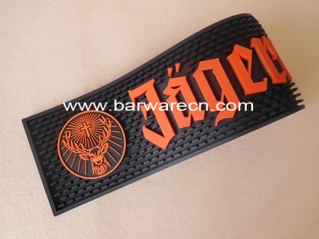 tapis de barre de PVC printd, tapis de barre d'impression de logo d'oem, tapis de haute qualité imprimé de barre 