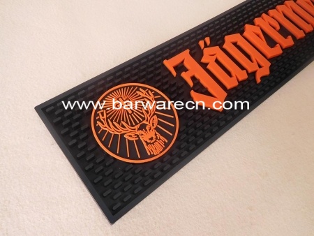 tapis de barre de PVC printd, tapis de barre d'impression de logo d'oem, tapis de haute qualité imprimé de barre 