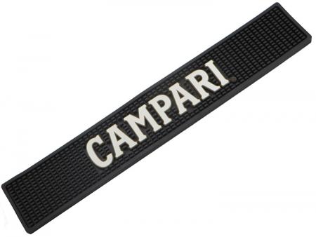 tapis de barre de PVC souple de taille adaptée aux besoins du client de logo de marque 