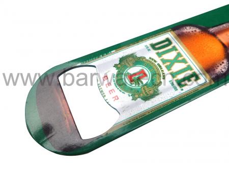 dixie bière forme bar lame ouvre-bouteille art design impression bar bière alcool 