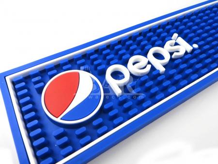 fabricant de tapis de barre d'égouttement de PVC bleu de pepsi 