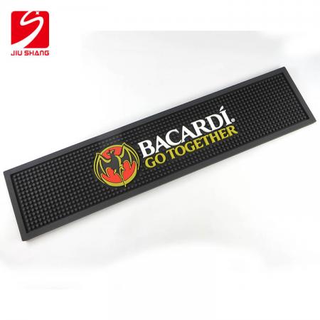 bacardi tapis d'égouttement de bière pvc imperméable tapis de service 