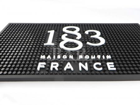 certification ce tapis de barre blanc noir eco friendly 