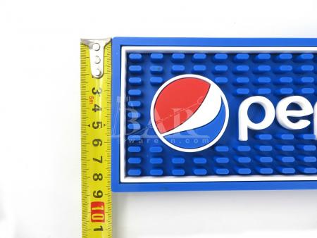 fabricant de tapis de barre d'égouttement de PVC bleu de pepsi 