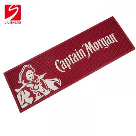 capitaine morgan imperméable pvc bar mat bière étiquette bar coureur 