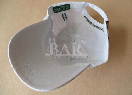 bonnet de camp en coton à 6 bordures et logo brodé 