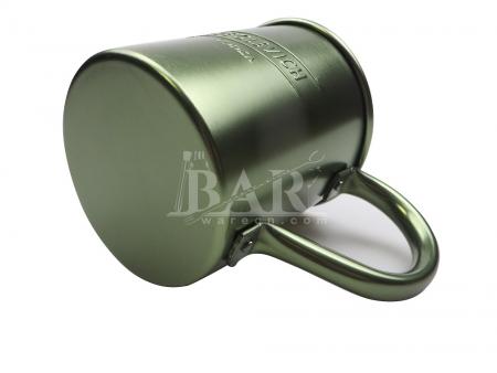 innovations de marque en métal tasses en aluminium hôtesess ware 