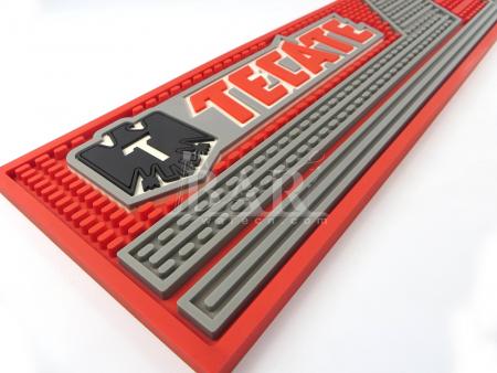 Tecate bière étiquette bar coureur qualité pvc tapis de bar 