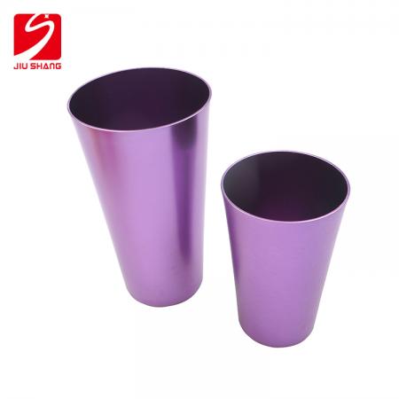 tasse d'eau colorée gobelets vaisselle rétro 