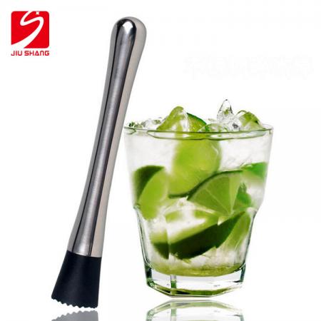 fabricant direct en acier inoxydable barman cocktail muddler boisson muddler bar muddler avec oem ​​logo 