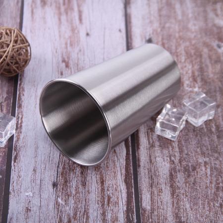 2019 nouveau design respectueux de l'environnement tasse en verre en acier inoxydable usage personnel 