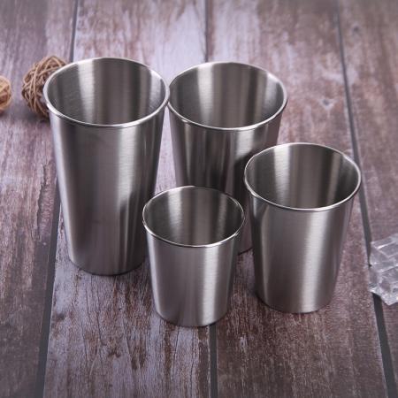 2019 nouveau design respectueux de l'environnement tasse en verre en acier inoxydable usage personnel 