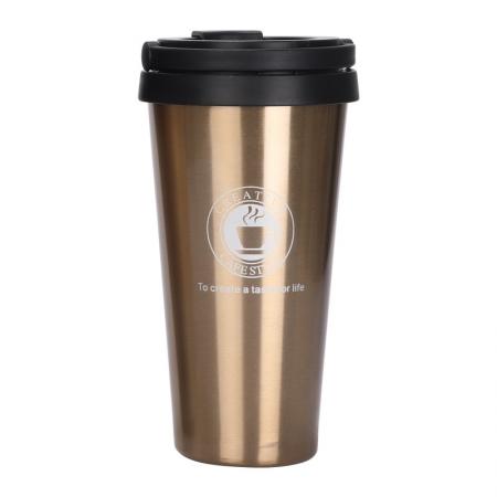 Tasse à café mobile personnalisable en acier inoxydable 304 avec logo créatif personnalisable 