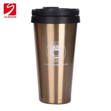 Tasse à café mobile personnalisable en acier inoxydable 304 avec logo créatif personnalisable 