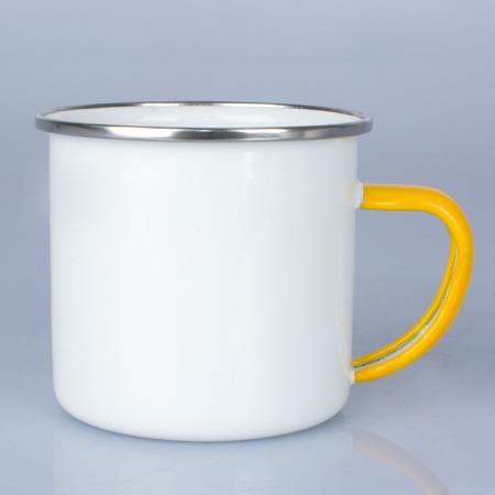 tasse émaillée en soie durble taille personnalisée pour la fête de la mode 