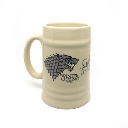 600 ml haute capacité une chanson de glace et de feu jeu des droits tasse en céramique café thé lait tasse d'eau chaude boisson cadeau de noël 