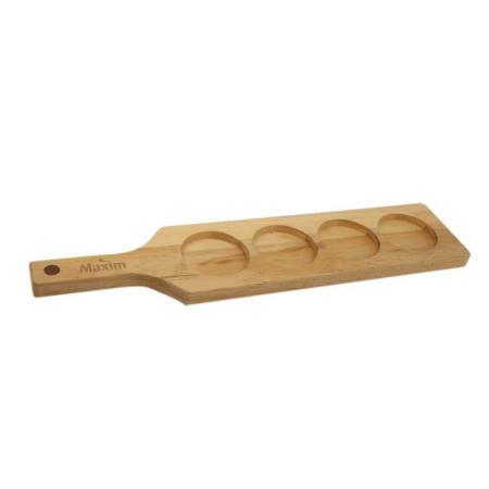 support de tasse de bar en bois OEM plateau de bar en bois créatif 